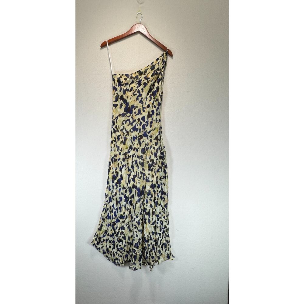 shona joy Kinetic Asymmetric Panel Abstract Eutopian Dress, Size 8, Rt. $420 - Picture 10 of 11